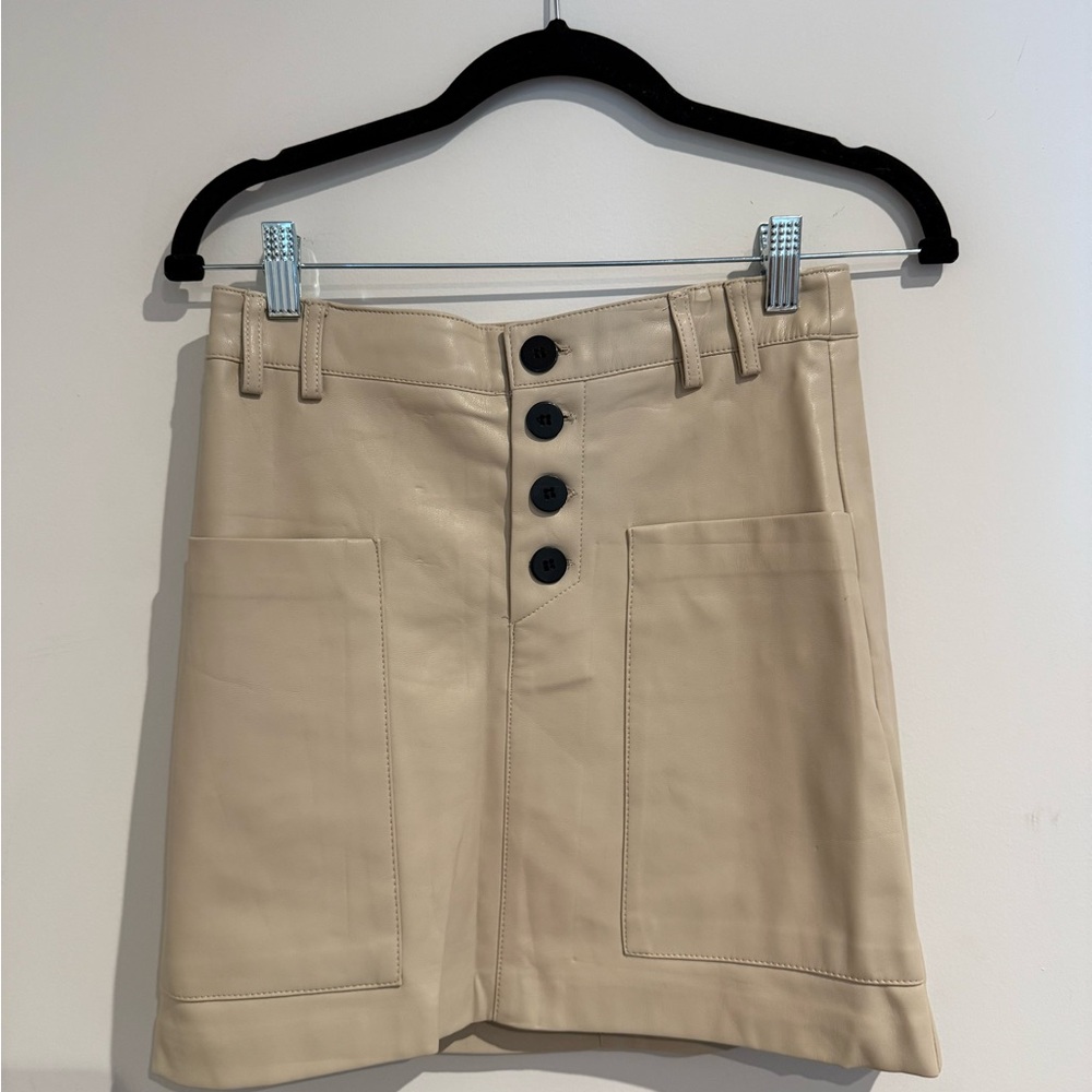Zara Leather mini skirt